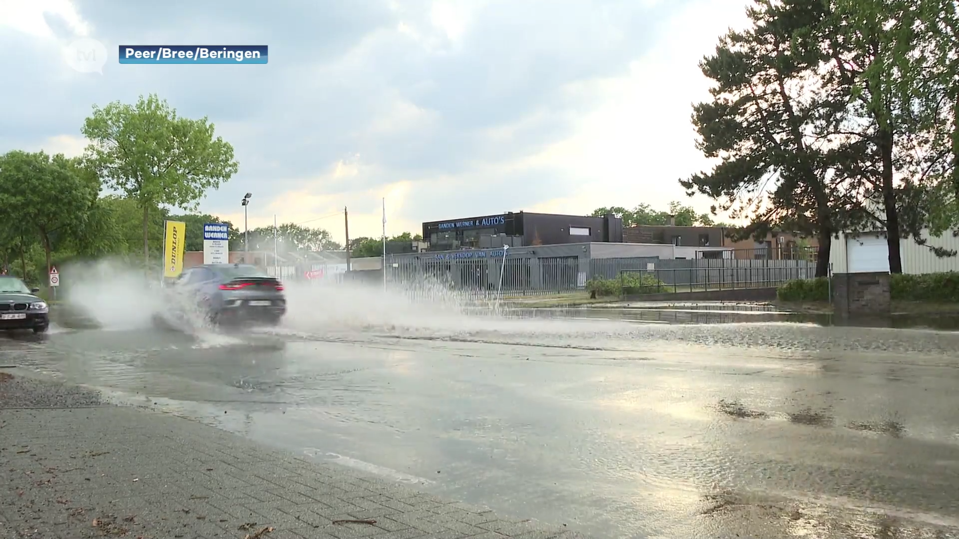 Code Geel in Limburg: felle buien en hagel zorgen voor overlast